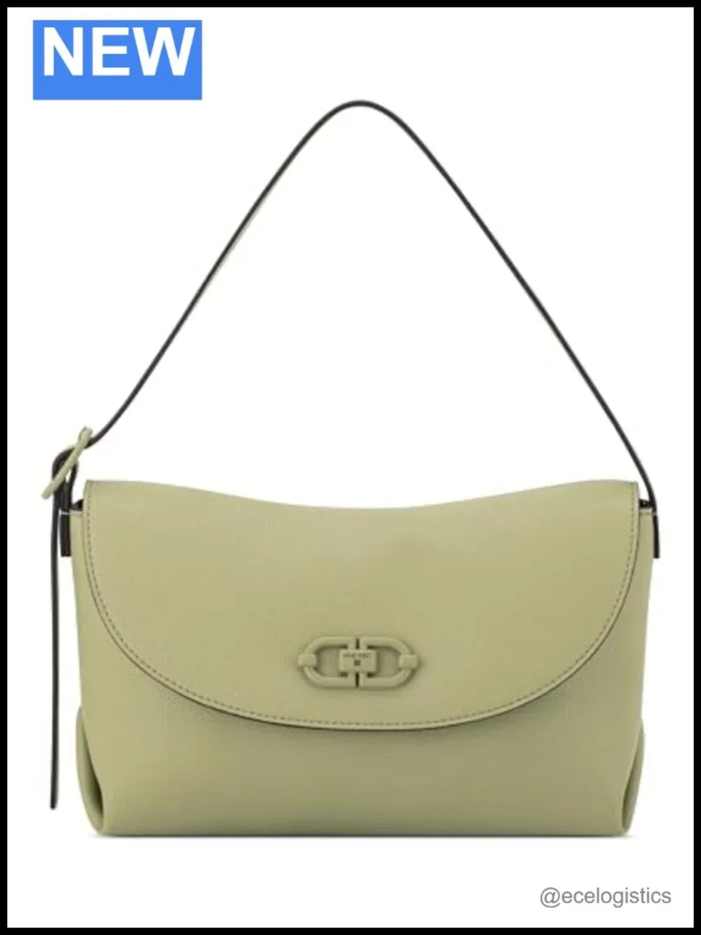 Faux Leather Hobo Bag with Magnetic Closure & Shoulder Strap